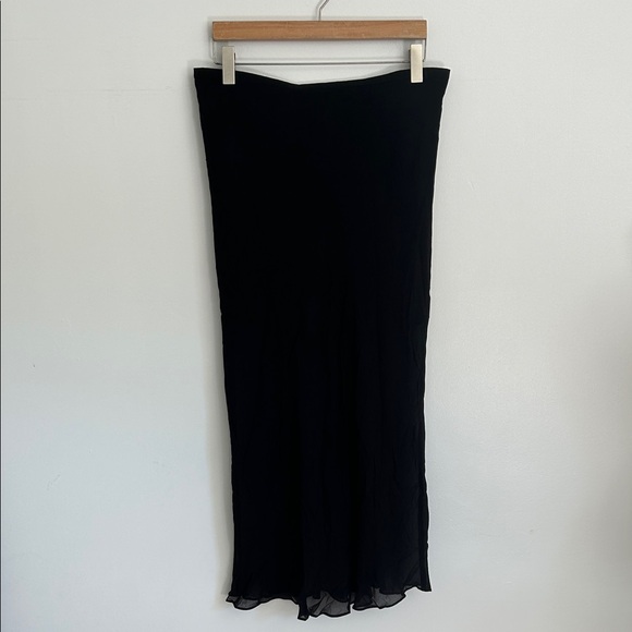 J. Crew Classic Black Midi Skirt - Picture 1 of 3